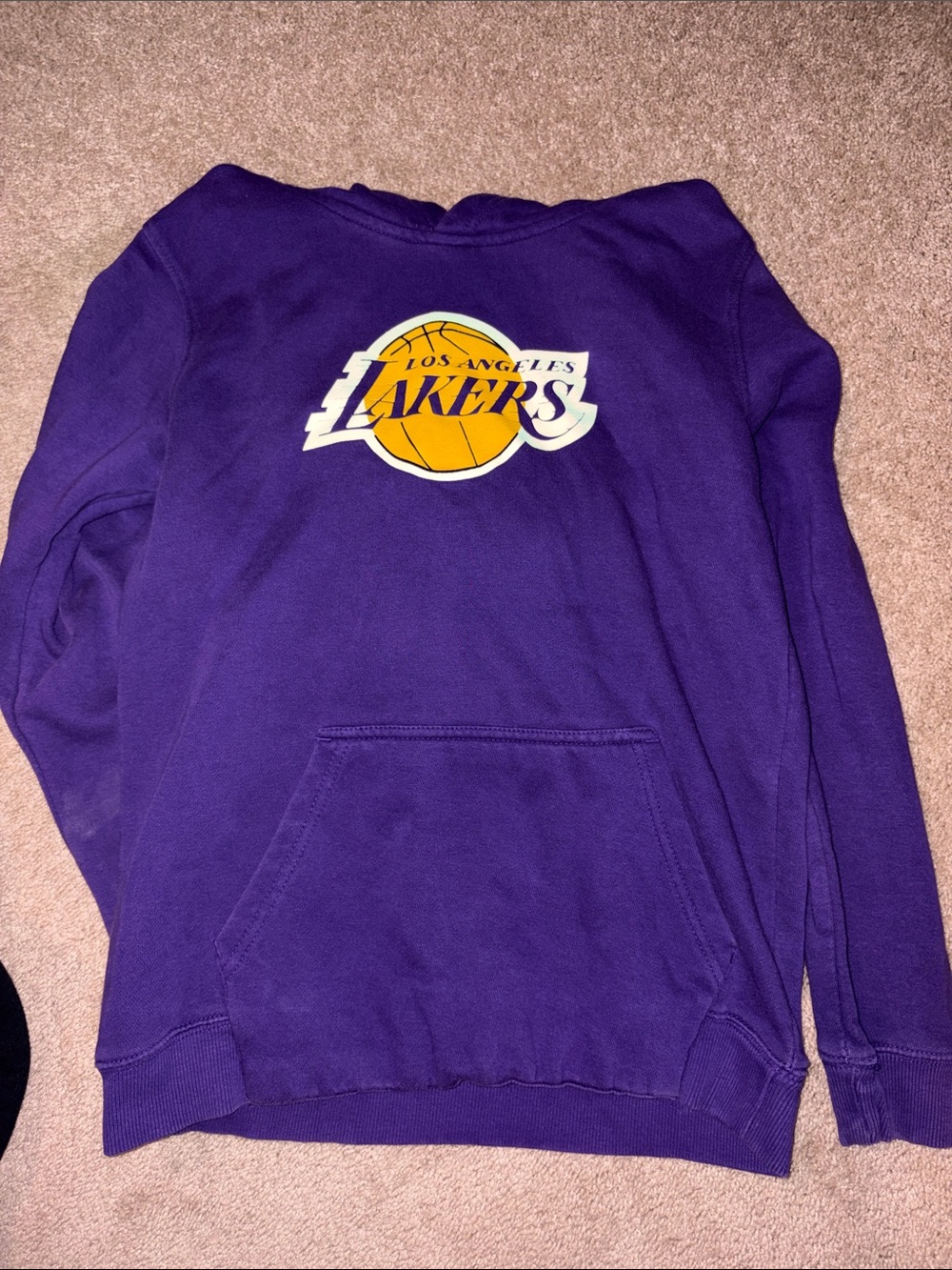 Los Angeles Lakers Kids Purple Pullover Hoodie